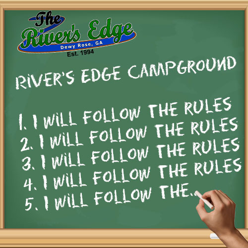 Graphic of Campground Rules